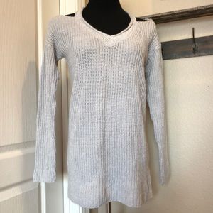 💕BUNDLE ONLY💕 Grey Cold Shoulder Cut Out Sweater